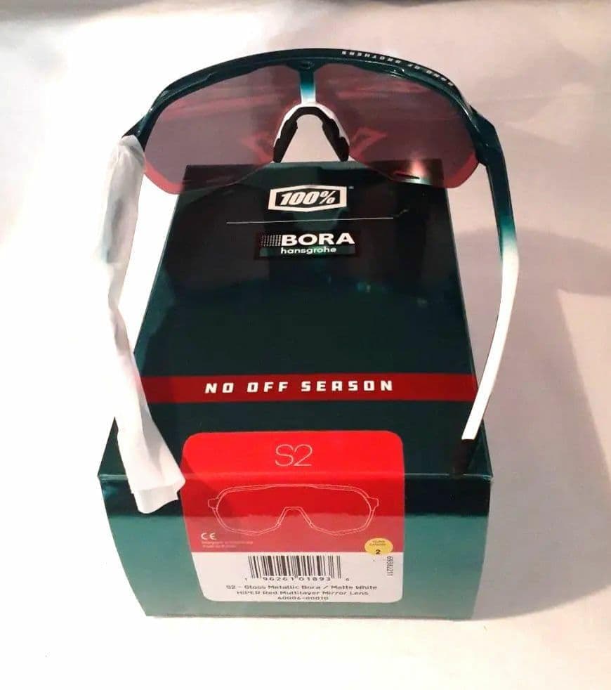 100% S2 BORA グリーンラメ ワンハンドレッド サングラス