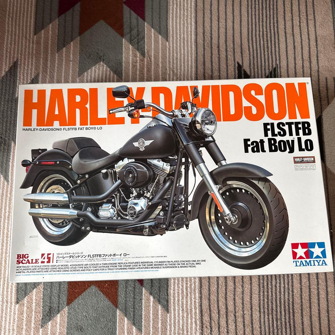 TAMIYA ハーレーダビッドソン FLSTFB Fat Boy Lo