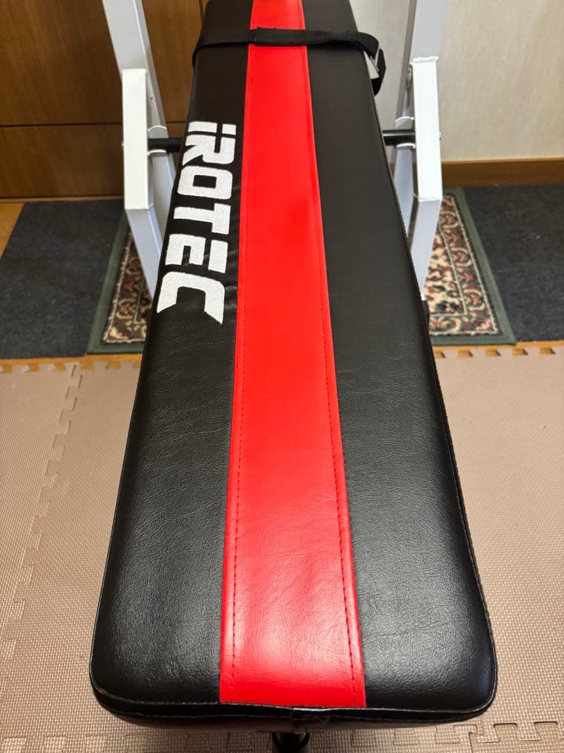 iROTEC ベンチプレスセットEZバー 引取り限定