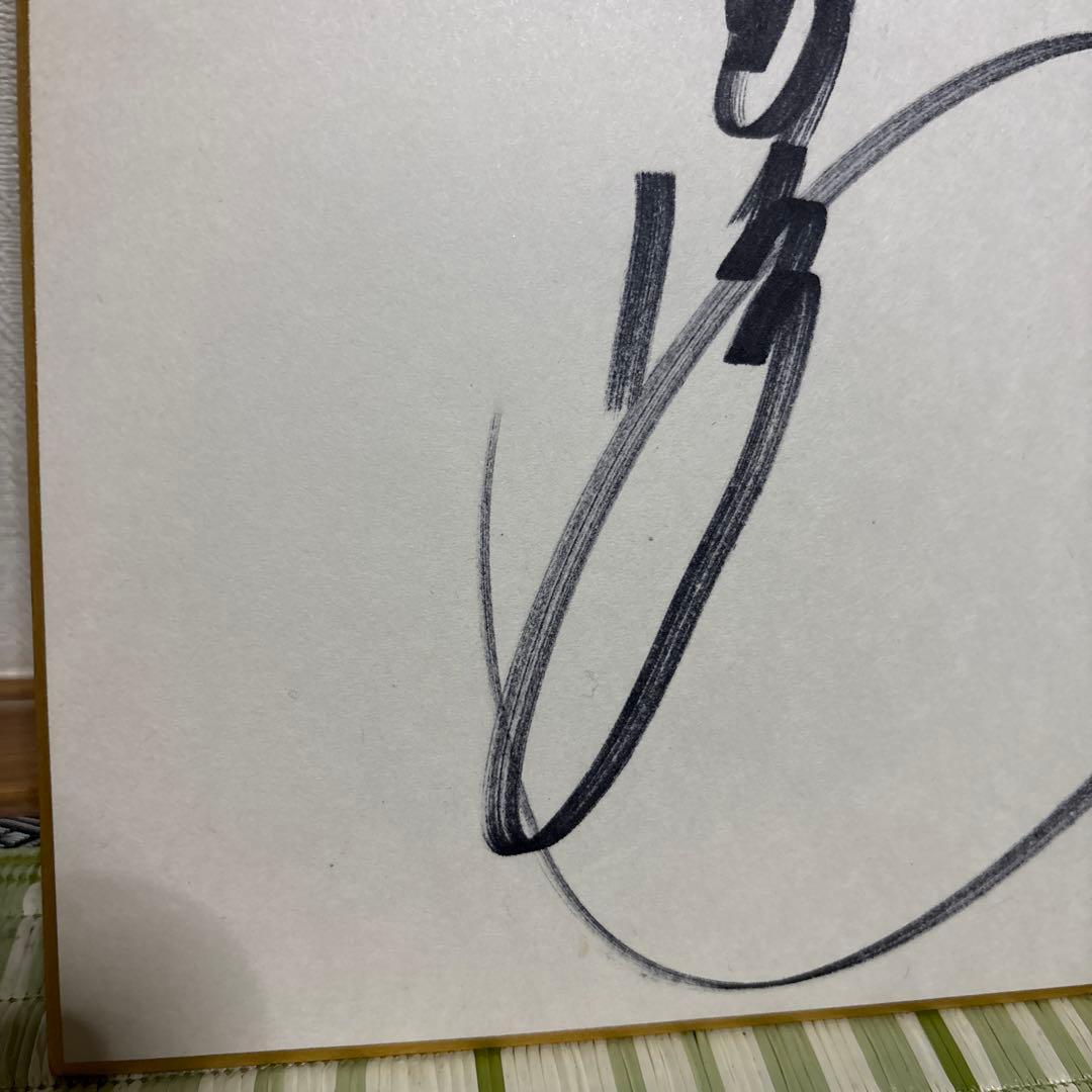 中森明菜　サイン　色紙　芸能人　歌手　有名人