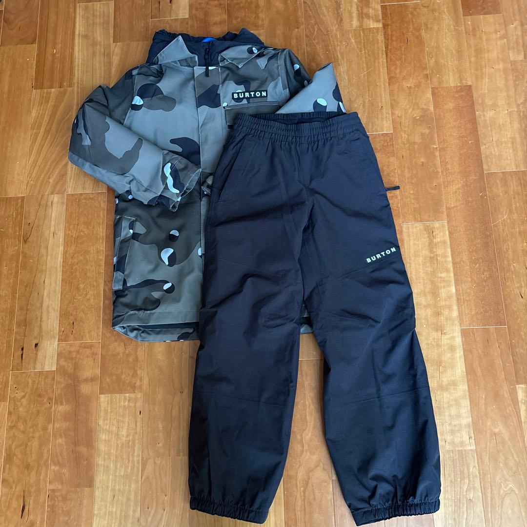 BURTON 迷彩柄 スノーボードウェア 140cm 150cm
