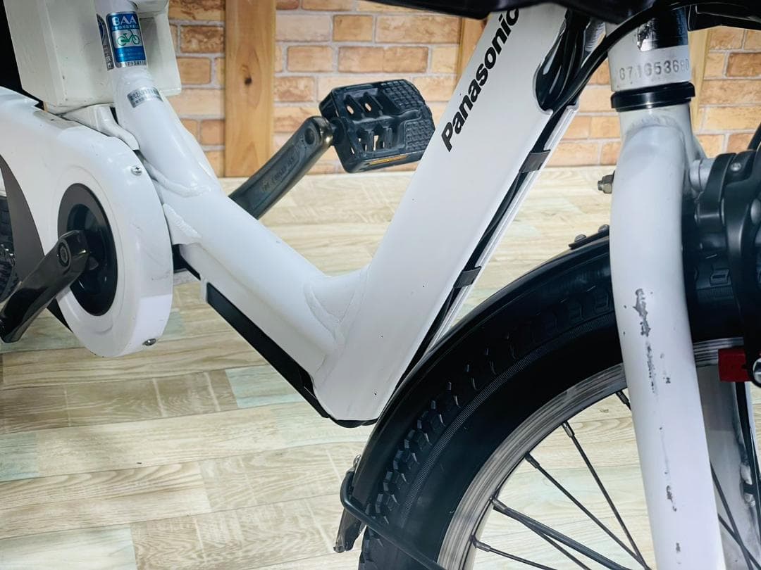 愛知静岡配送可 王様 ホワイト ギュットアニーズ電動アシスト自転車 H1537