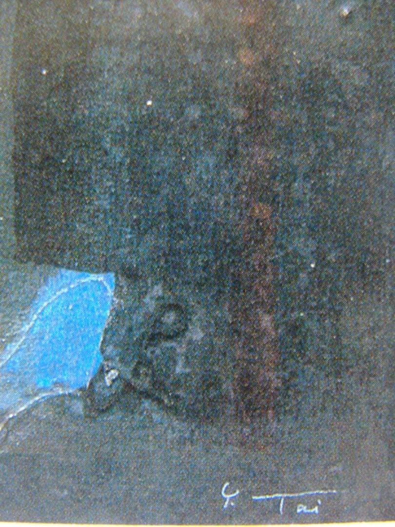 田井雄二、夜のイマージュ、希少な画集より、新品高級額・額装付