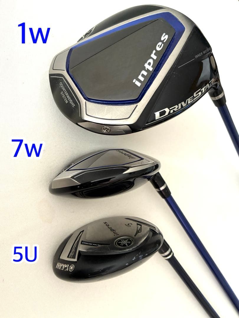 【美品】YAMAHA inpres クラブセット　ゼクシオバッグ付！！お得です！