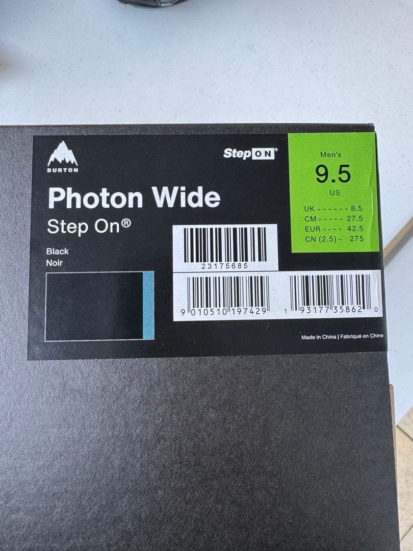 Burton step on Photon Wide 27.5 ブーツ バートン
