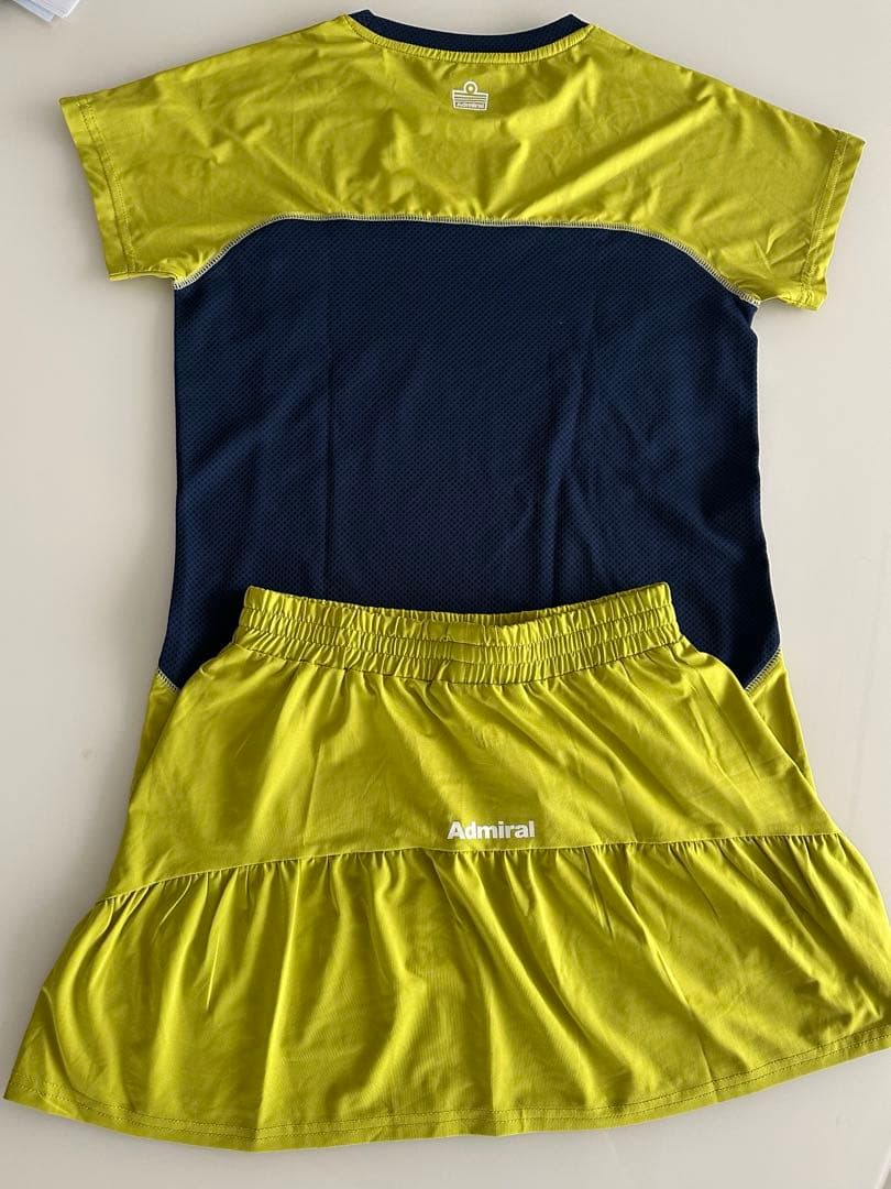 Admiral テニスウェア ライムグリーン