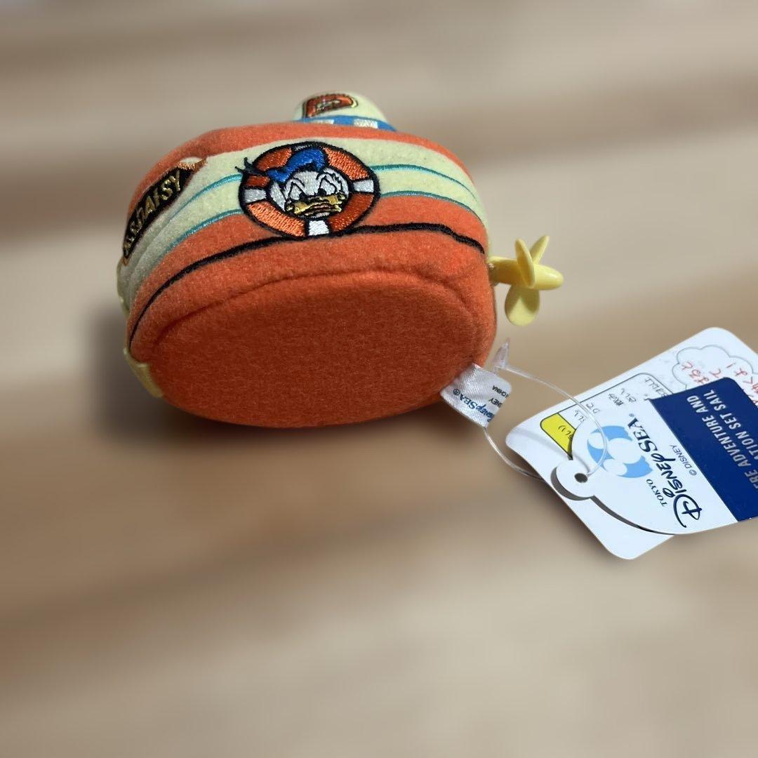 希少　ドナルドダック 船型ぬいぐるみ ディズニーシー