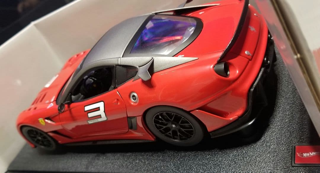 【レア美品】1/18 マテル フェラーリ 599XX 　ホットウィール