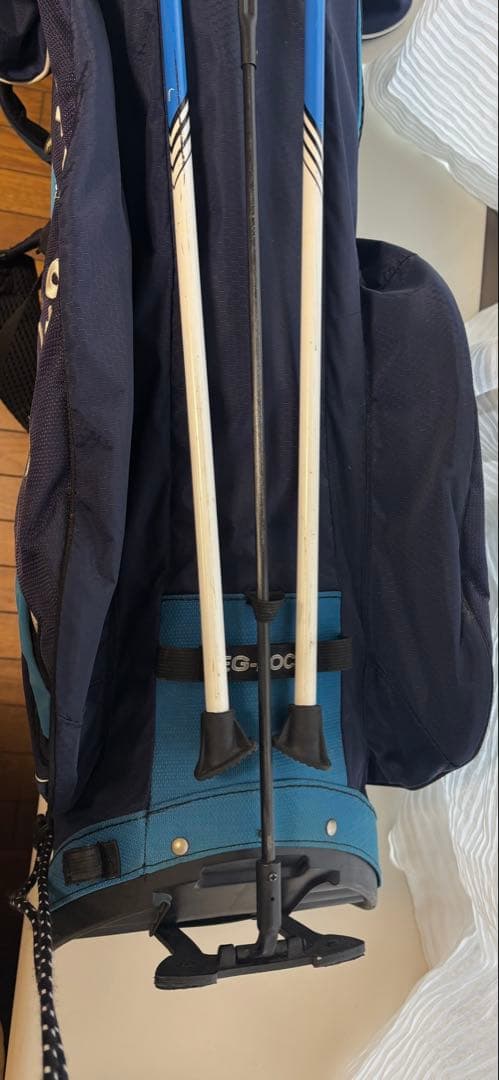 Titleist スタンド ダブルショルダーゴルフバッグ ネイビー/ブルー