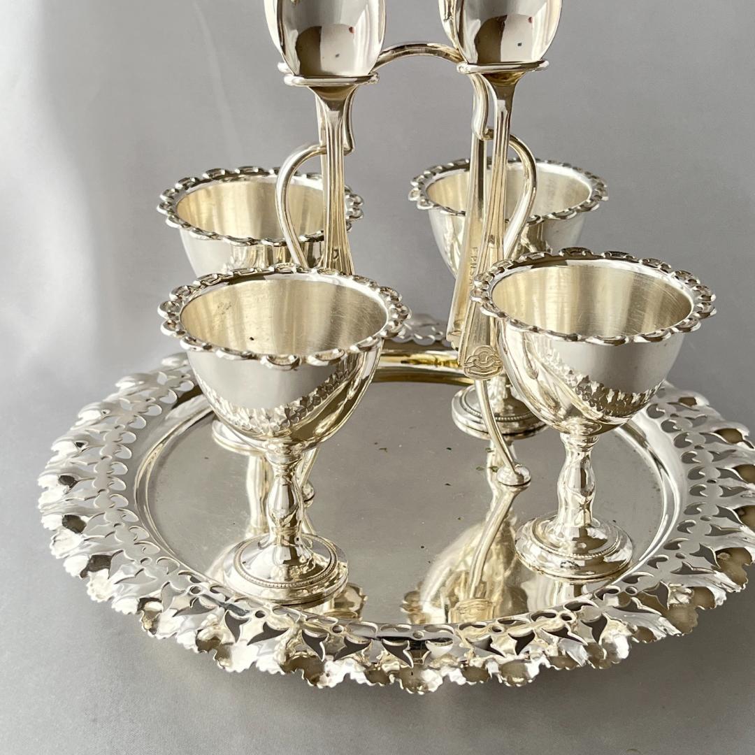 【Armour Silver Co】 エッグセット エッグカップ / スタンド