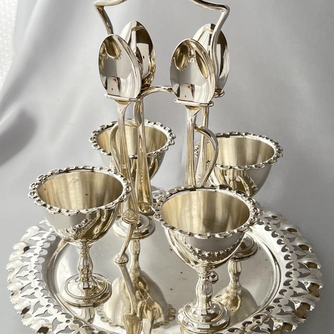 【Armour Silver Co】 エッグセット エッグカップ / スタンド