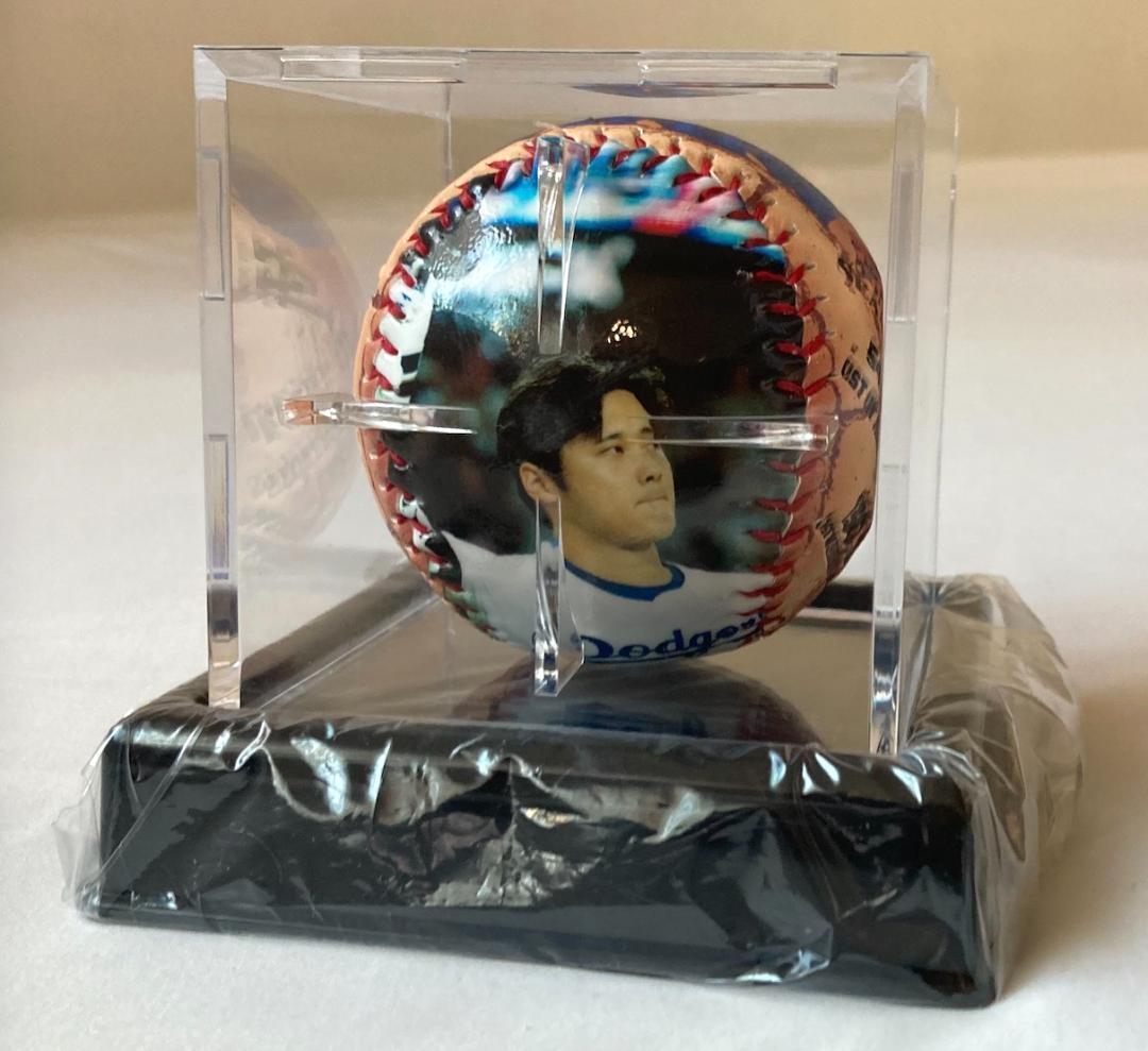 517個限定 ドジャース 大谷翔平 記念ボール 歴史的偉業ケース/ロットNo.付