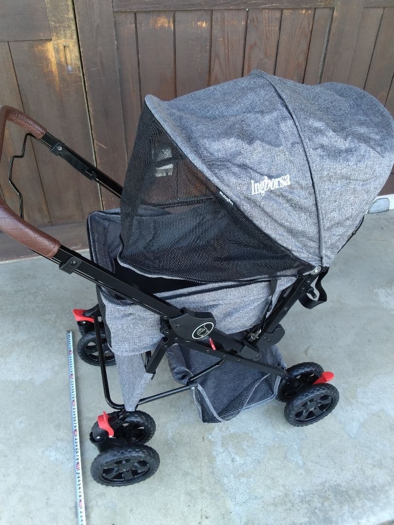 Ingborsa ペットカート グレー