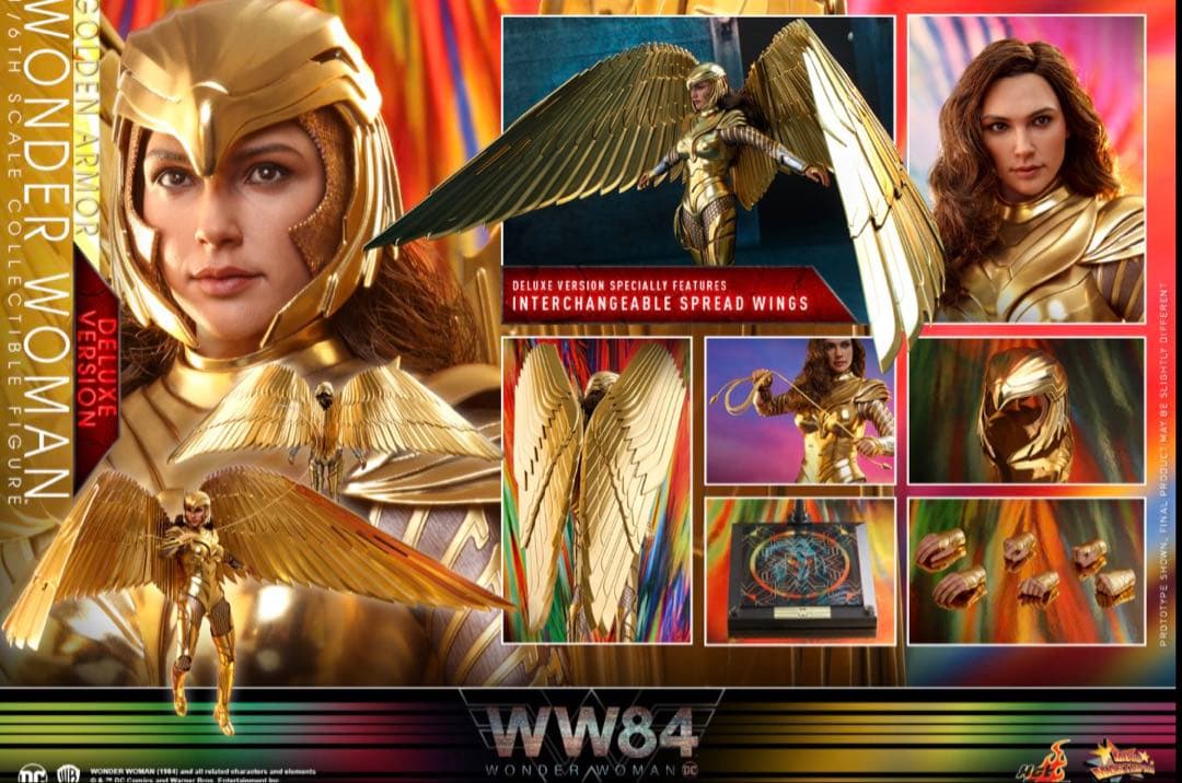 【未開封】ホットトイズ ワンダーウーマン ゴールドアーマー ボーナスアクセサリー