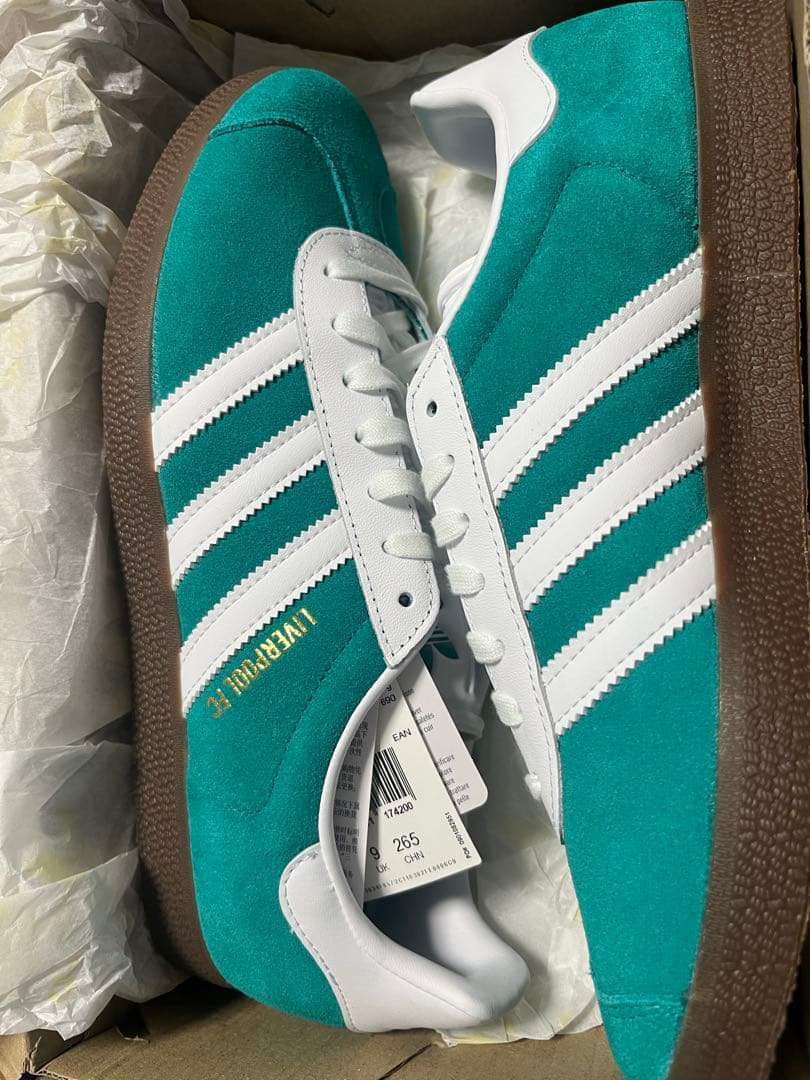Adidas originals ガゼル　リバプール　海外限定26.5cm