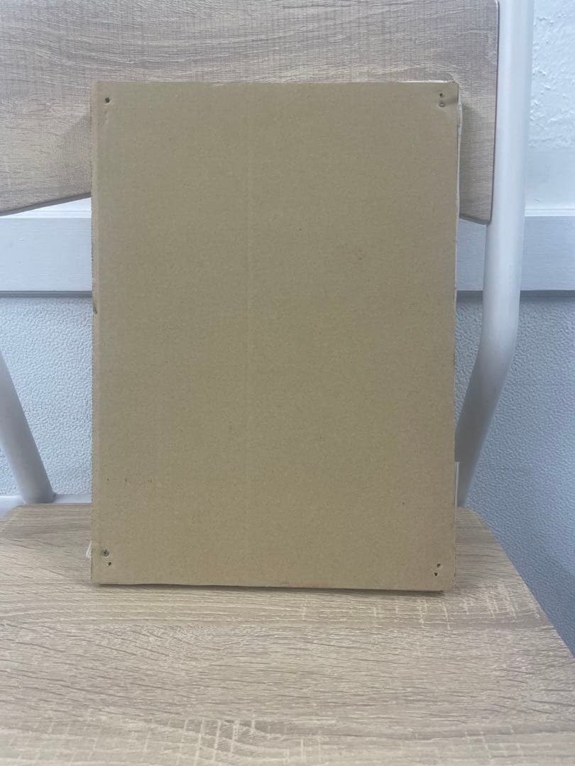 齋藤賢司KenziSaitouによるコロー真珠の女模写油彩作品、木製フレーム付き