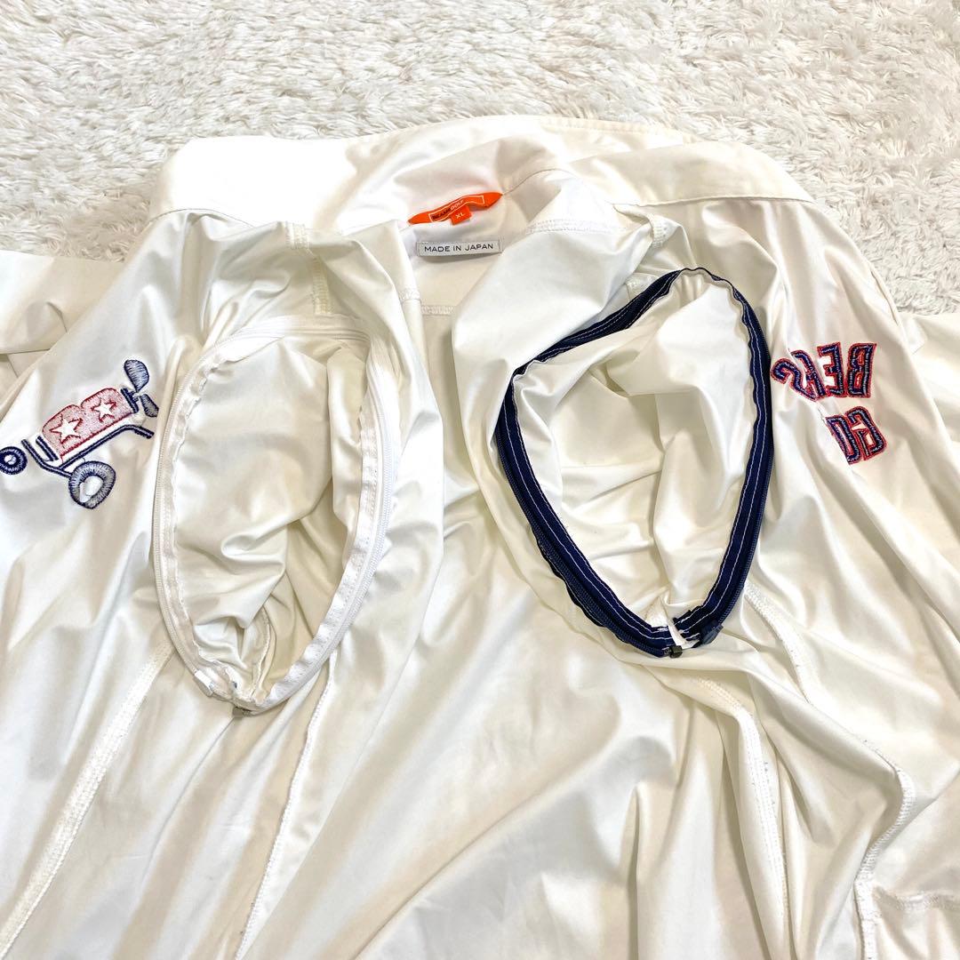 BEAMS GOLF ビームスゴルフ　2way ジャケット　ブルゾン　XL 白