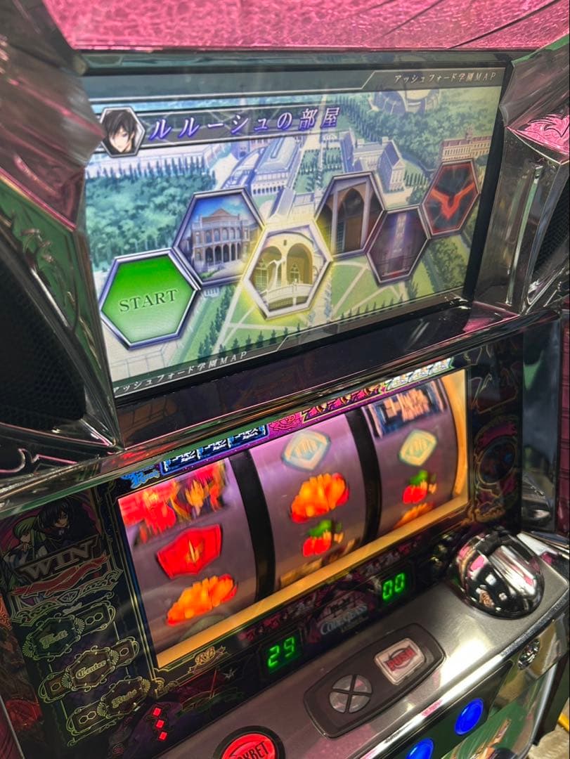 パチスロ実機 コードギアスZF 家庭用電源
