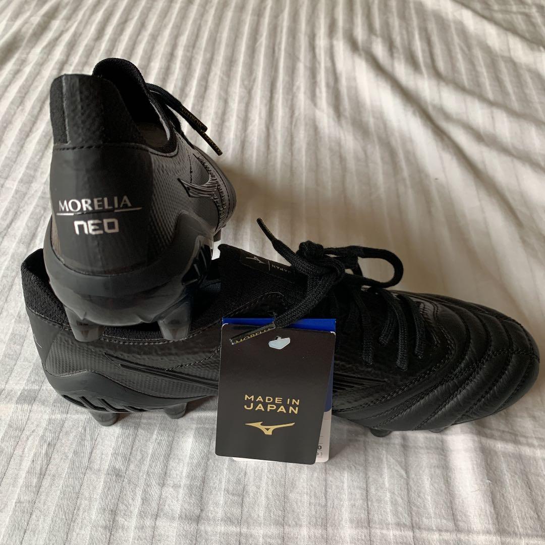 ミズノ　モレリアネオ3β ブラックアウト　25.0㎝