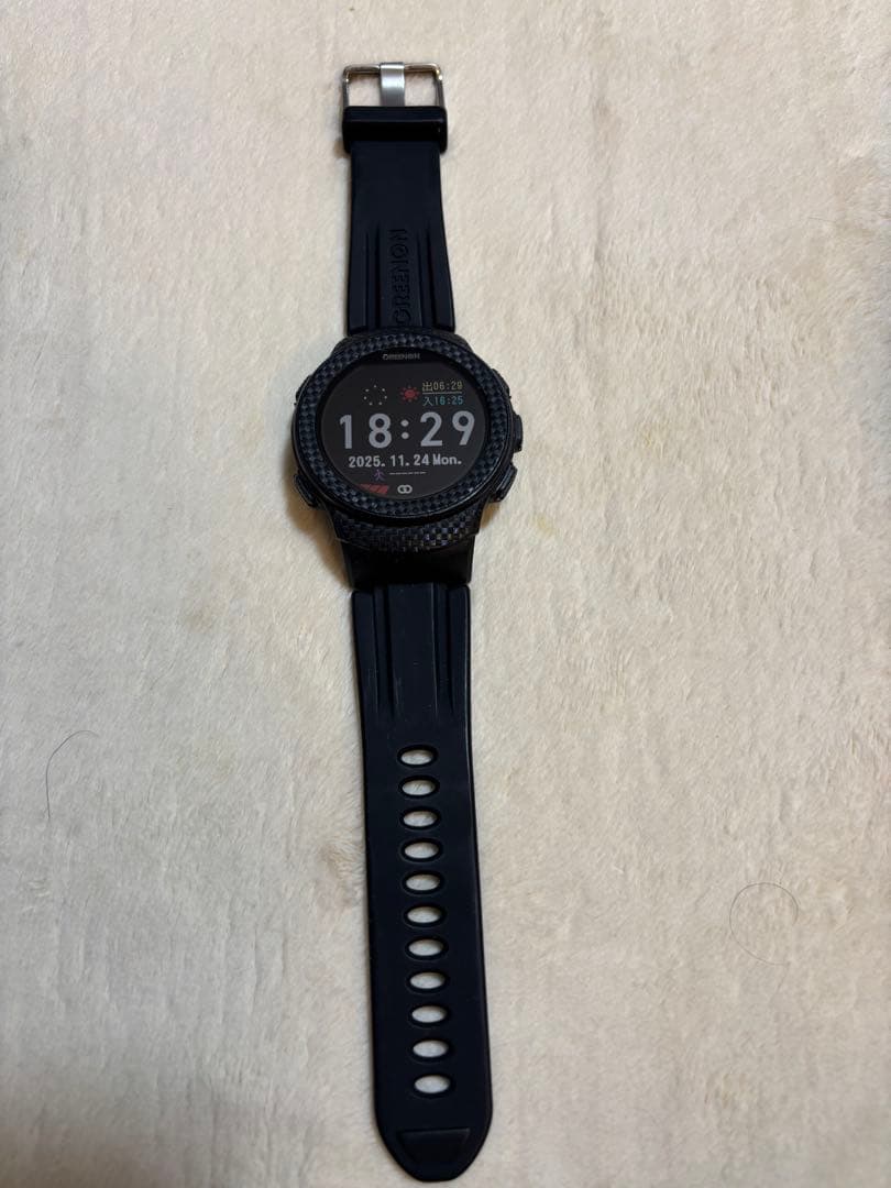 美品！保護フィルム付！グリーンオン　ザ・ゴルフウォッチA1-II