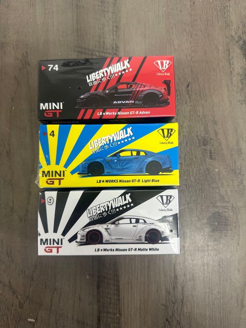 s*a様 S*o様 未開封！MINIGTリバティーウォーク GT-R 3台セット