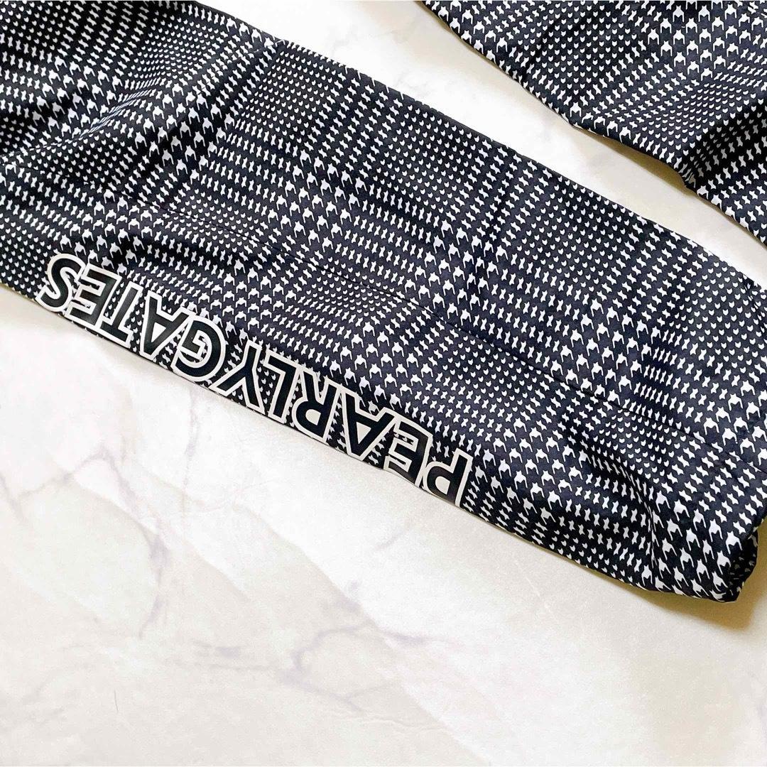 美品 パーリーゲイツ 千鳥格子レインロングパンツ PGロゴ00 XS-S