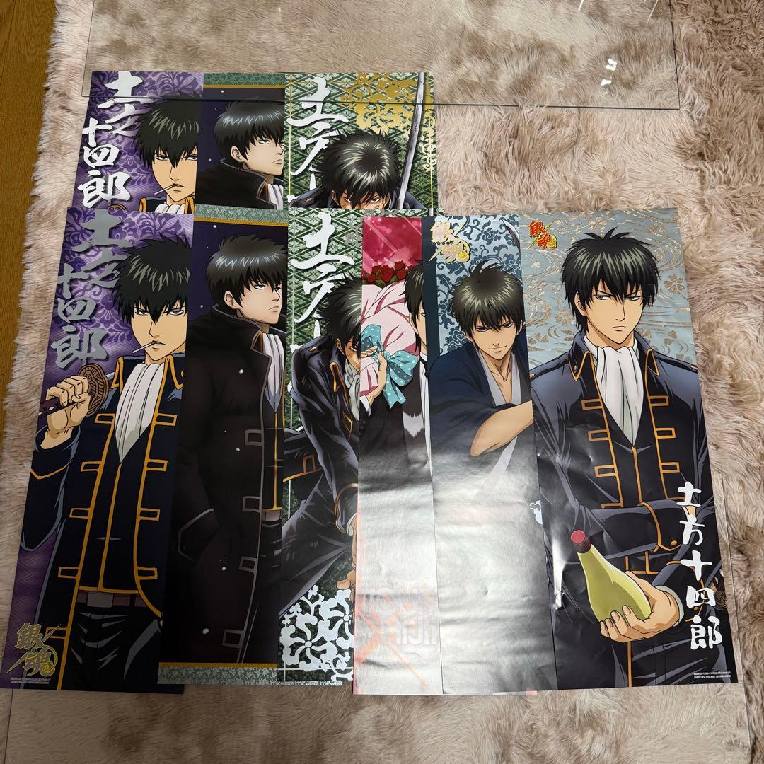 銀魂 キャラポスコレクション 坂田銀時　土方十四郎　沖田総悟(画像5枚)