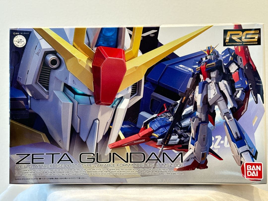 【新品】「ガンプラEXPO限定RG 1/144 MSZ-006 ゼータガンダム」