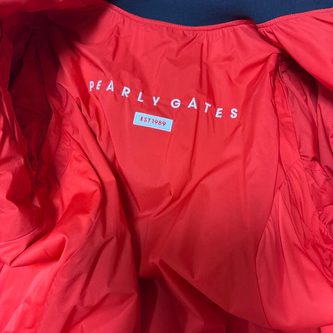 ◇新品◇PEARLY GATES リバーシブル中綿レディースジャケット　ネイビー