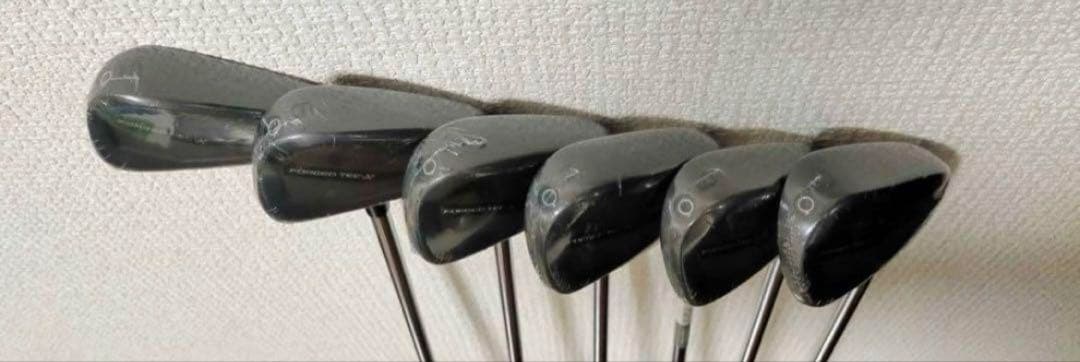新品 コブラ Tec X Black アイアン 6本セット ダイナミックゴールド
