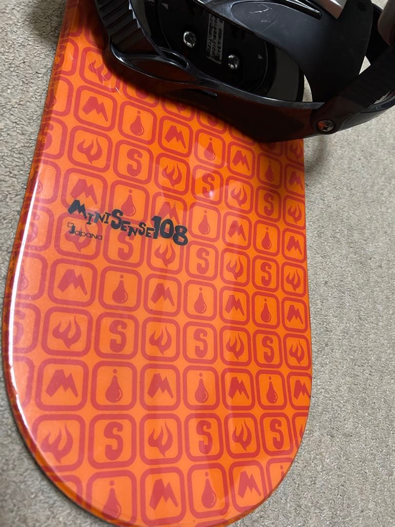 NAKID キッズ用スノーボード108cm バイン付 初心者◎