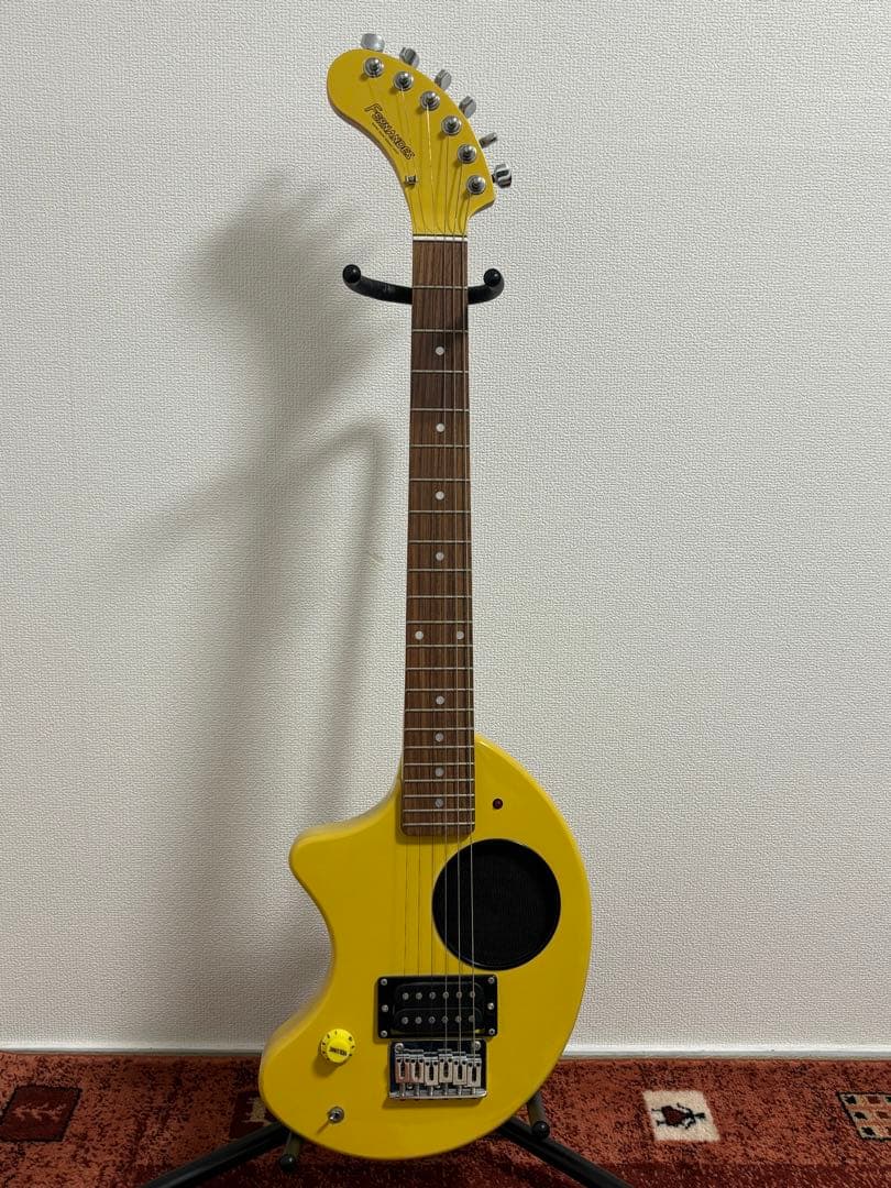 Fernandes フェルナンデス ZO-3 黄色 レフティ 左 エレキギター