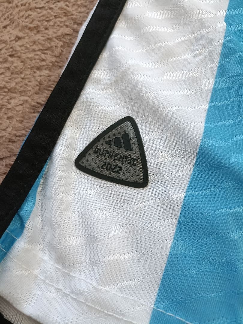 アルゼンチン代表 2022W杯カタール大会　メッシ10　オーセンティック