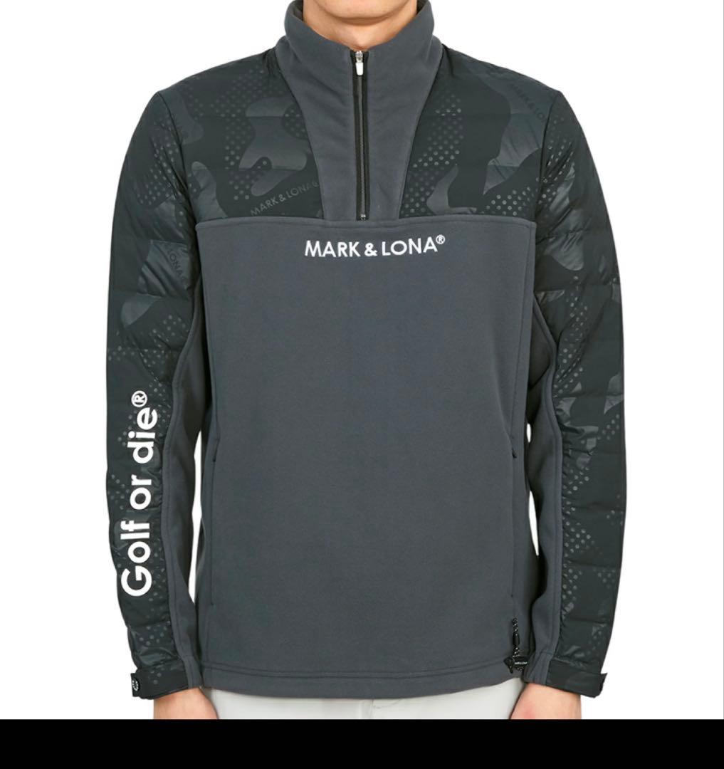 マークアンドロナ　ハーフジッププルオーバー46 ダウンパンツ44 セットアップ