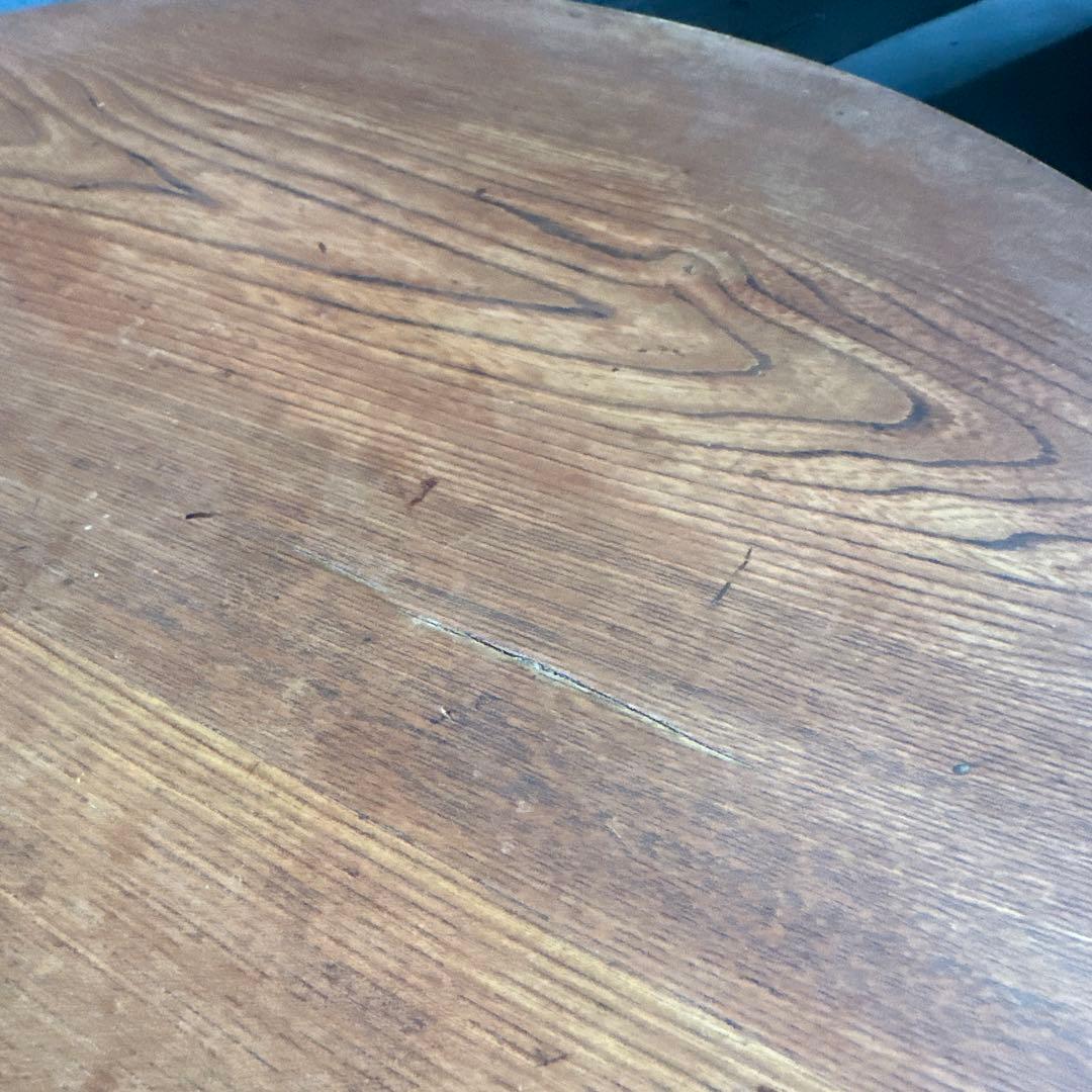 瞬間的お値下げ‼️ちゃぶ台　ラウンド木製テーブル