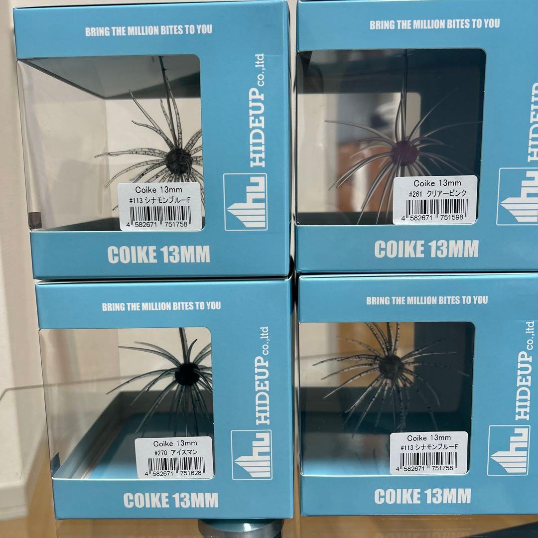HIDEUPコイケ 13mm6個　17mm2個