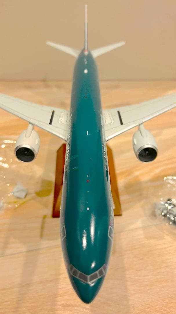 キャセイパシフィック航空ボーイング777-367型旅客機模型　香港精神号特別塗装