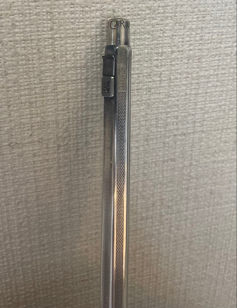 カランダッシュ ボールペン エクリドール グレンドージュ スターリングシルバー