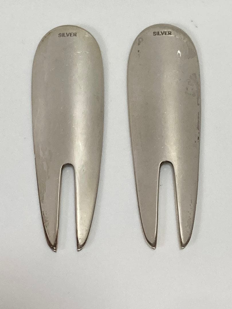 ゴルフ　グリーンフォーク SILVER 銀製　2枚　vintage