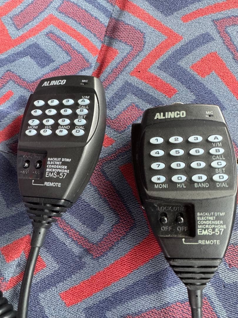ALINCO EMS-57 リモコンマイク 2個セット