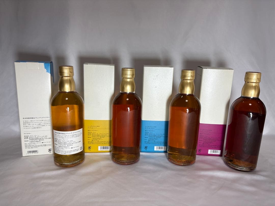 【未開栓・箱付き】余市蒸溜所限定ウイスキー 500ml x 4本セット
