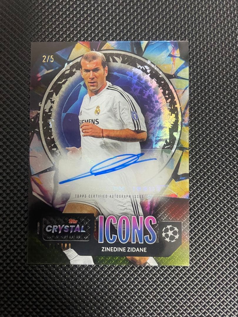 ジダン　サインカード