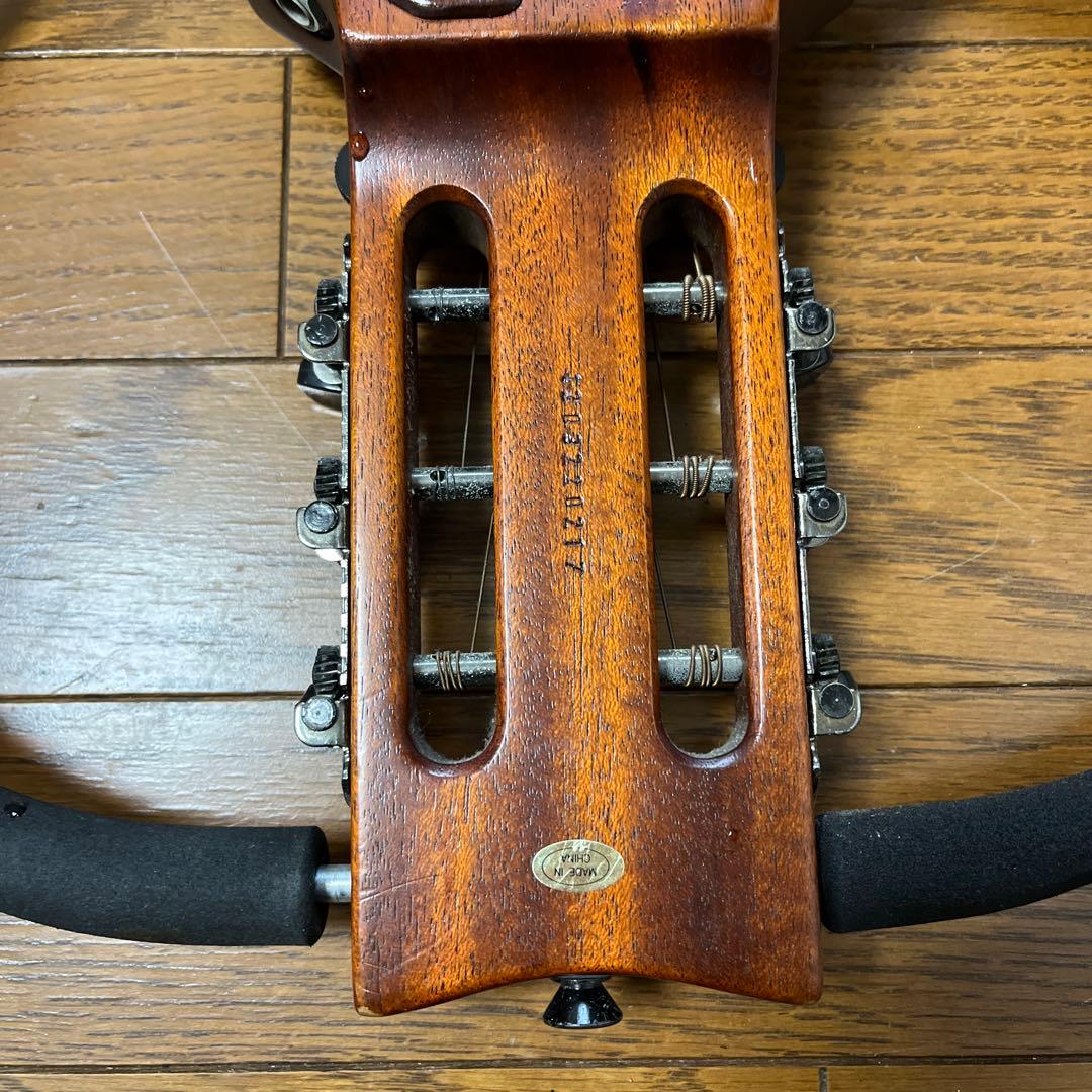 ARIA シンソニード　サイレントギター　マホガニーSwanette ケース付き