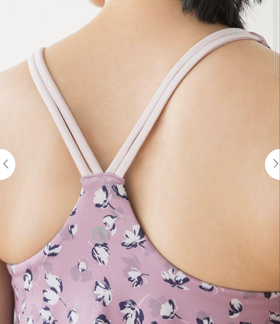 n*i様 SUKALA✨️ヨガウェアトップス　フラワープリントカバータンクトップ