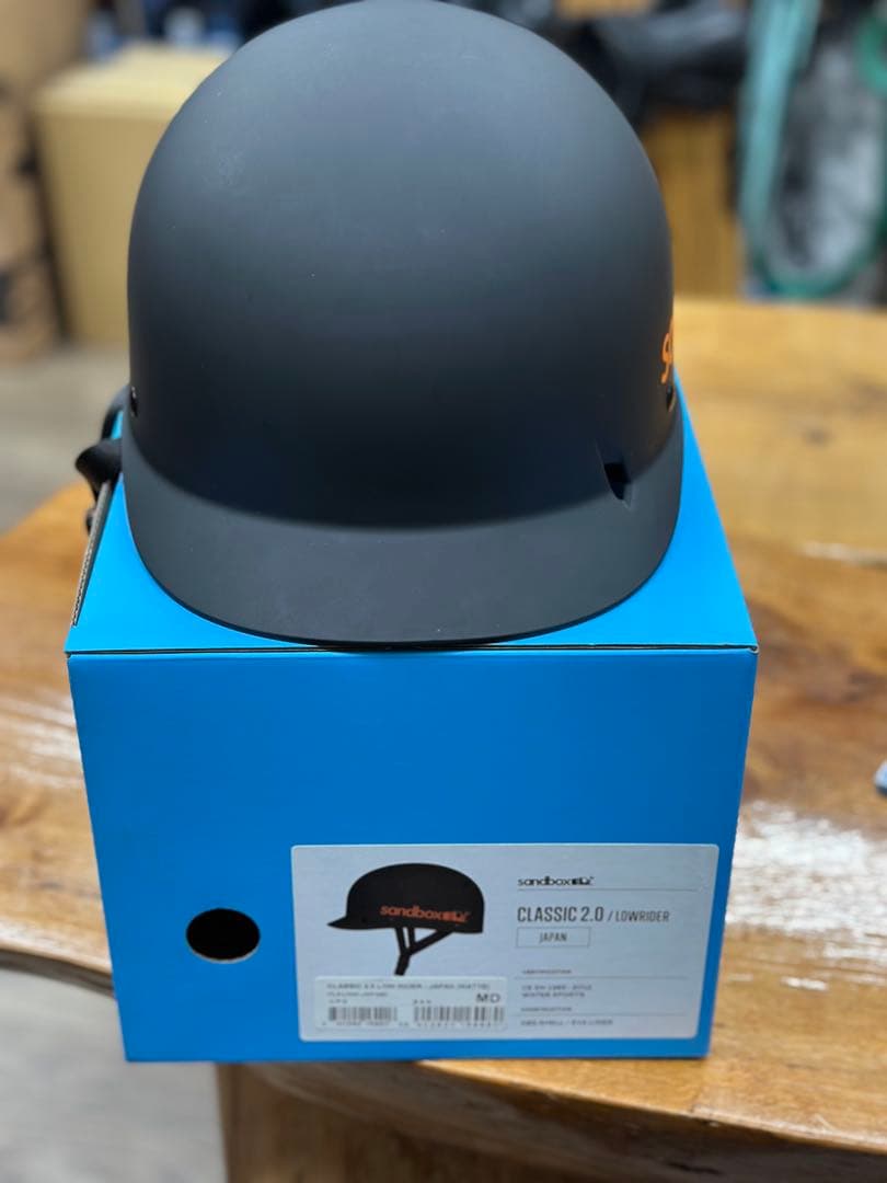 Sandboxのスノーボード用ヘルメット（ブラック）Mサイズ