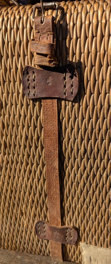 戦前 古民具 【 行李 柳行李トランク 鞄 】 明治 大正 昭和 レトロ