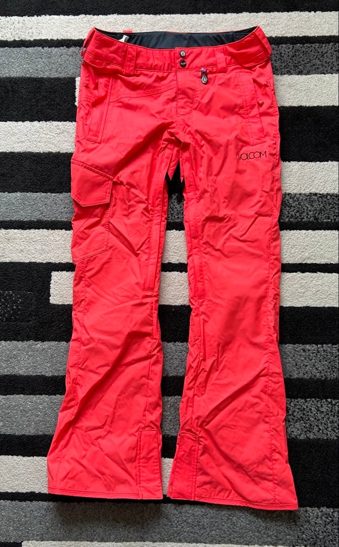 VOLCOM スノーボードパンツ レディース Sサイズ オレンジ