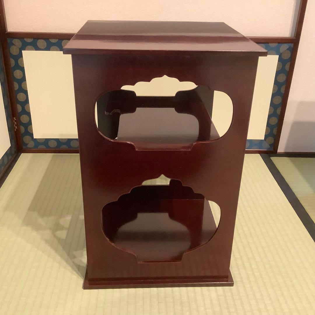 期間限定セール‼️岡本陽斎　溜塗　水指棚