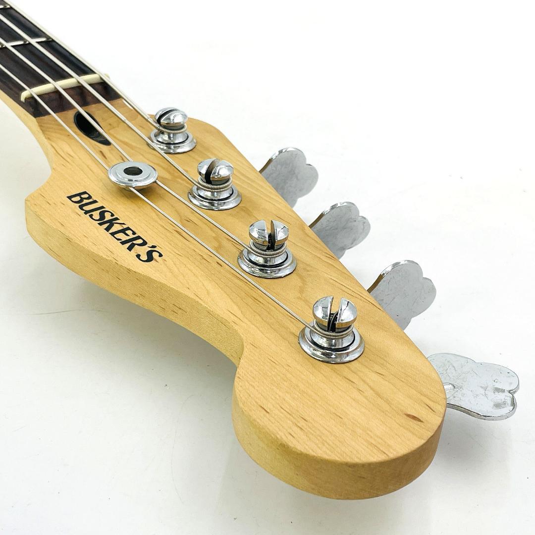BUSKER'S プレシジョンベースタイプ PB ブラック ローズ指板【整備品】