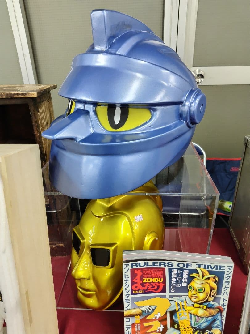 鉄人28号　等身大より大きい　ヘッド　グラスファイバー フィギュア　昭和レトロ